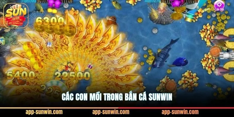 Các con mồi trong bắn cá Sunwin